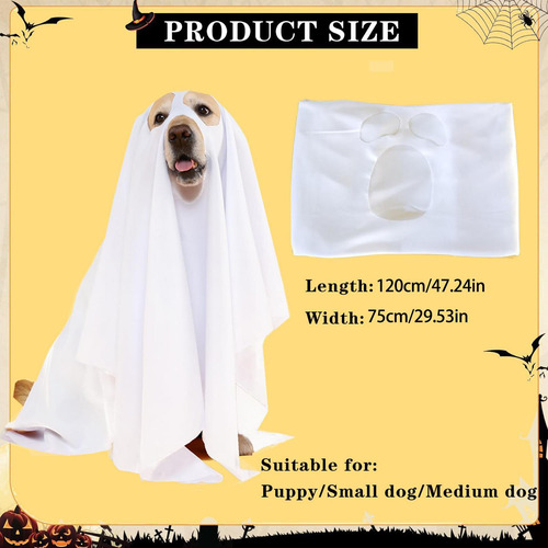 Disfraz De Perro Fantasma Disfraz De Perro De Terror Capa Gó