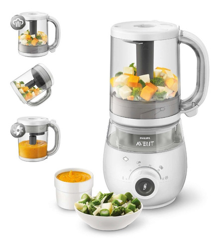 Vaporera Philips Avent Robot Cocina Licua Descongela Comida 