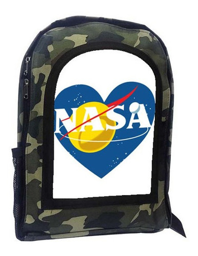 Mochila Camuflada Nasa Espacio A98