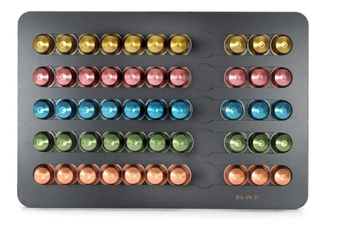 Imagen 2 de 9 de Portacapsulas De Cafe Para Nespresso Cafetera 50 Capsulas