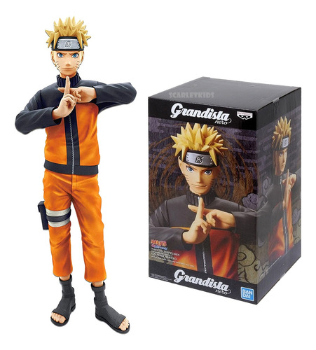 Naruto Uzumaki Grandista Nero Banpresto Bandai Shippuden