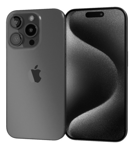 Apple Iphone 15 Pro 128gb Negro Titanio Reacondicionado Estética De 9 Batería De 80% A 90% Celular Grado A Usa Esim Titanio Negro (Reacondicionado)