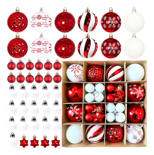 Juego De Adornos Para Árbol De Navidad,adornos De Bolas De