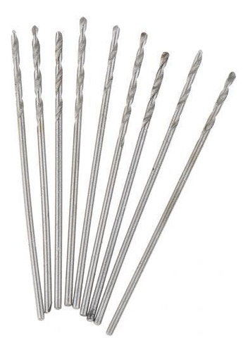 6 Brocas Helicoidales Hss De Alta Precisión De 0,8 Mm, 10 Un