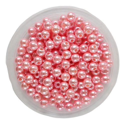 Perla Plastica 8mm Cuenta Para Coser, Deco X500gr