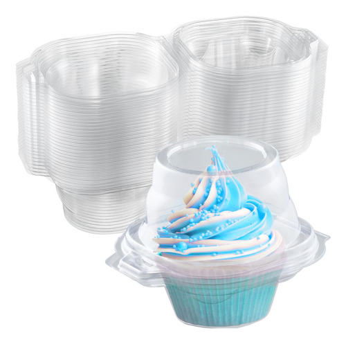 Contenedores Individuales Para Cupcakes (paquete De 50) | Ca