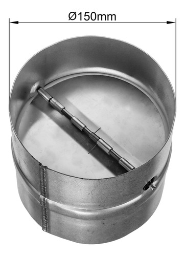 Bloqueador Clapeta Conducto Flujo Aire Unidireccional 150mm