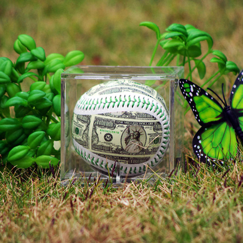 Estuche Exhibidor Béisbol Acrílico Protección Uv Soporte Tra