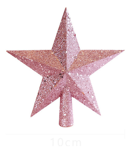 Adornos Navideños Con Forma De Árbol De Estrella De Cinco Pu
