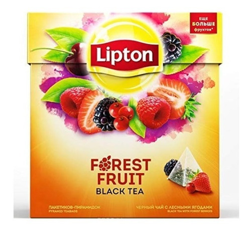Te Lipton Frutas Del Bosque X20 Saq Piramidales Importado