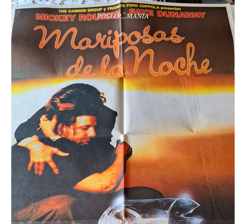 Poster Mariposas De La Noche Mickey Rourke 