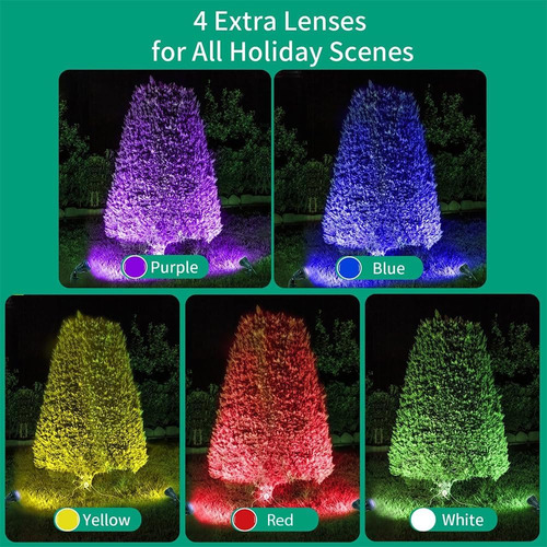 Foco Led Rgb Ip67 Impermeable 120v Para Exteriores 750lm