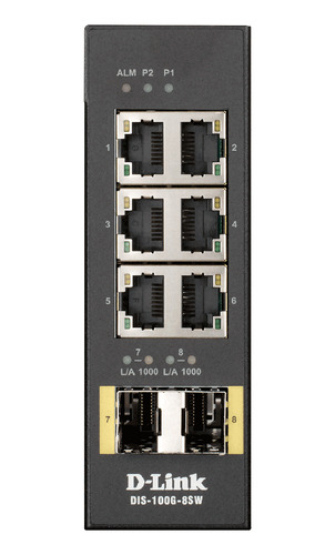 Switch D-link Dis-100g-8sw 6-puerto Rj-45 Giga, 2-puerto Sfp