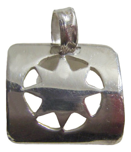 Colgante De Plata Motivo Estrella (p1399)