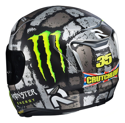 Capacete Hjc Rpha 11 Crutchlow Silverstone 59 Cor Cinza