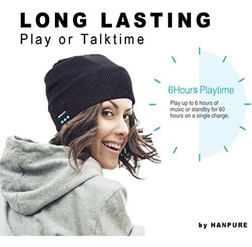 Gorro Bluetooth, Gorro Inalambrico Unisex Para Auriculares R