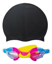 Comprar Kit De Natación Para Niños Y Niñas Gorro & Gafas De Natación
