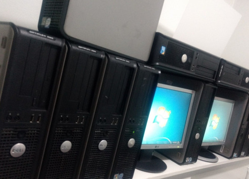 Lote C/05 Computadores Dell Dual Core + Monitor 15 Hd 160