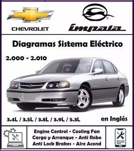 Manual Chevrolet Impala 2000 2010 Diagramas Sistema Electric