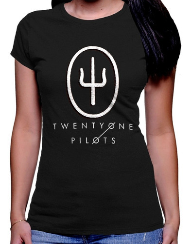Camisetapremiu Dama Estampada Twenty One Pilots Concert