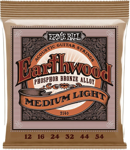 Encordado Guitarra Acustica Ernie Ball 2146 Earthwood 012-54