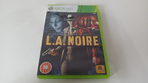 Jogo Mídia Física L.a. Noire Xbox 360 Rockstar