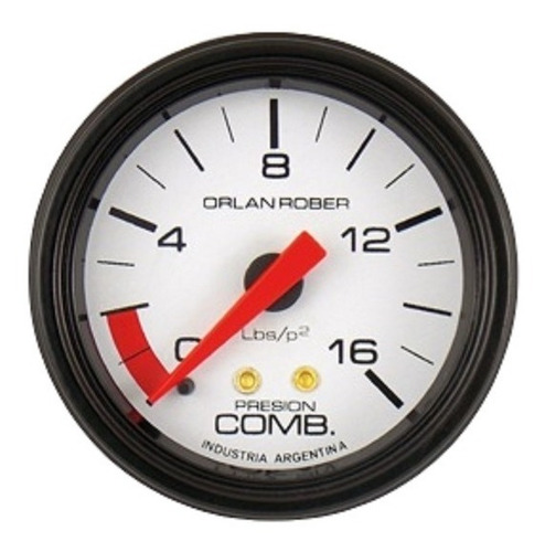  Reloj Manometro Presion De Combustible 0 16 Lbs Orlan Rober