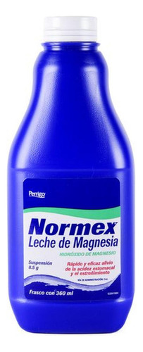 Leche De Magnesia Normex 8.5g Frasco 360ml Suspensión