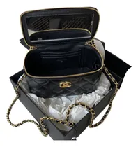 Comprar Chanel Bolsa De Hombro De Cuero Bolsa Crossbody