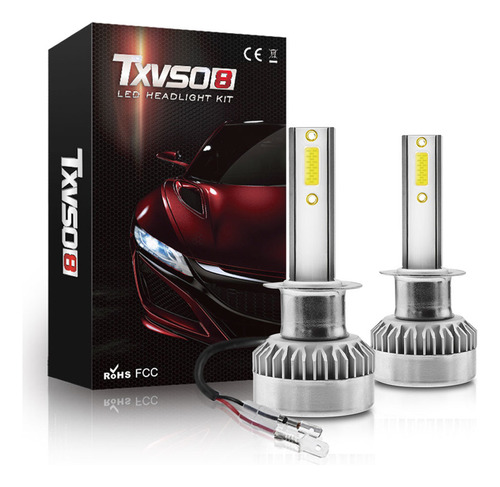 Faros Delanteros De Coche O Car H1, 110 W, 2000 Lm, Led Cob,