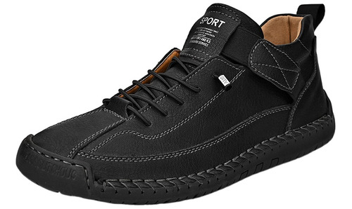 Hombres Zapatos Casual Moda Cuero Botines De Caminar Trabajo