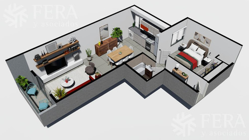 Imagen 1 de 12 de Venta De Departamento 2 Ambientes En Wilde (28871)
