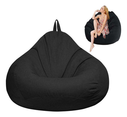 100×120cm Puf Gigante En Forma De Pera Y Sin Relleno,lavable