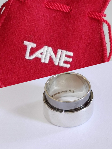 Tane Anillo  100% Original Plata Fina 925 Y Rutenio