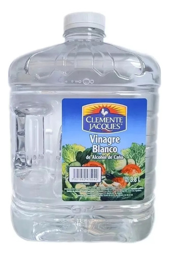 Vinagre Blanco Clemente Jaques Pack 2 De 3.8lt C/u