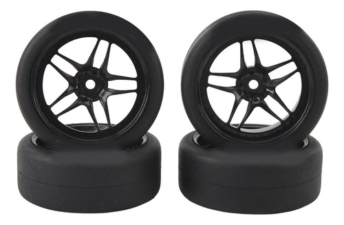 Ruedas Y Neumáticos Rc Touring Car, 4 Piezas, Juegos De Goma