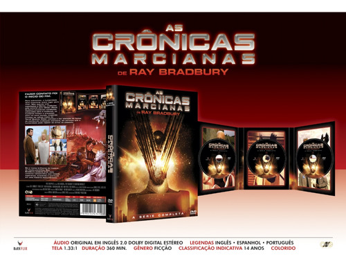 Dvd Box Cronicas Marcianas Original Lacrado Digipack 3dvds