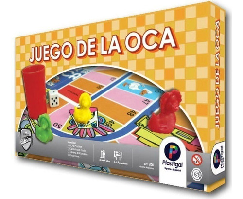 Juego De Mesa Juego De La Oca Plastigal 208