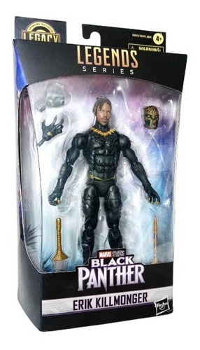 Marvel Legends Erik Killmonger Legacy Black Panther Nuevo