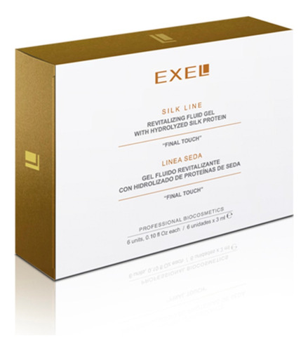 Gel Fluido Revitalizante Seda Prot. X 6 Ampollas Exel