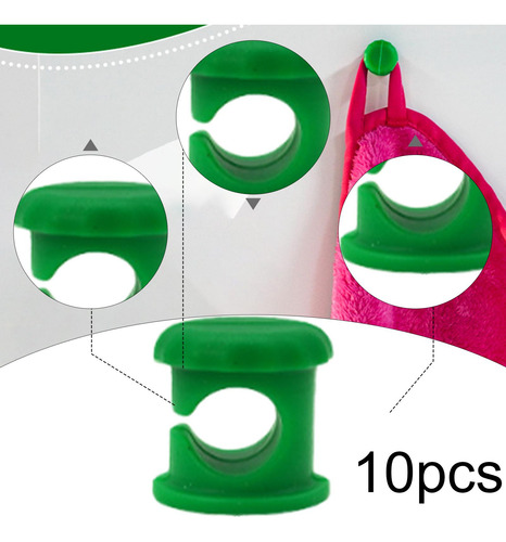 Clips De Pared Para , Clips Para Tomates, Soporte 10 Piezas