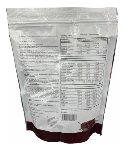 Imagen 2 de 5 de Vitapromin Polvo 400gr. (proteínas, Vitaminas Y Minerales)