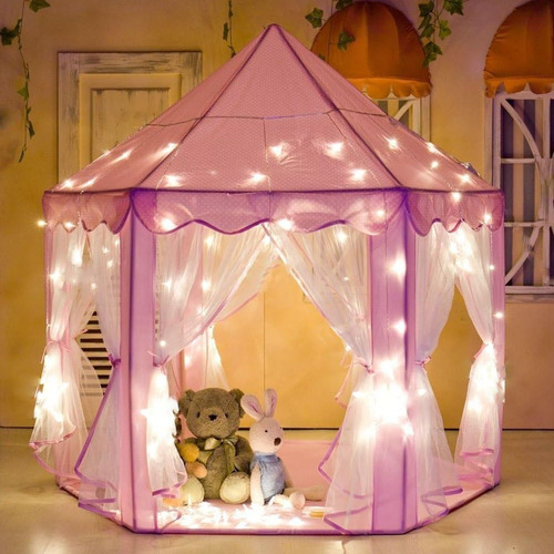 Miyaya Princess Fairy Tale Castle Play Tent, Portable Fun Pe