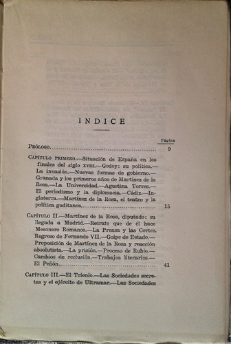 Martinez De La Rosa . Politico Y Poeta - Luis De Sosa - 1930 (Usado)