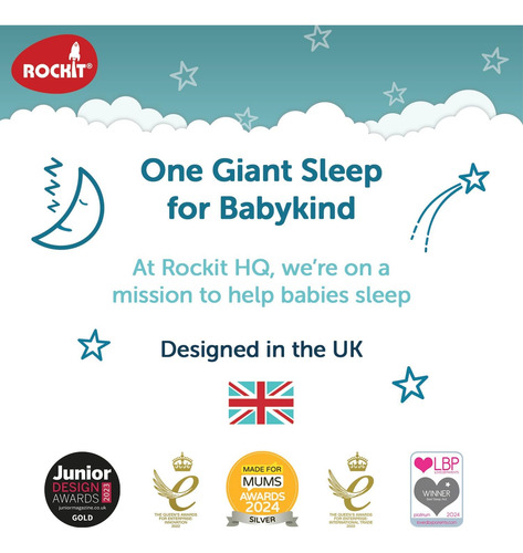 Mecedor Portátil Para Bebés Rockit Rocker Recargable Por Usb