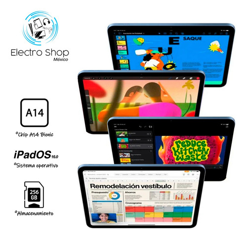 iPad Tablet Apple 10.9 10ma Generación Wi-fi 256gb Azul
