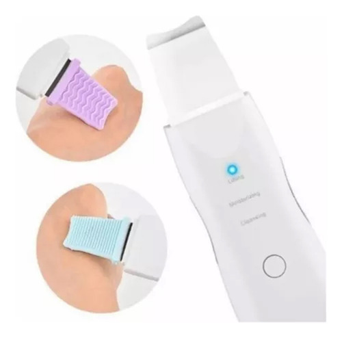 Espátula Facial Ultrasónica Limpiadora Espinillas Hidratador
