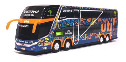 Brinquedo Miniatura Ônibus Util Carnaval Coleção 30cm