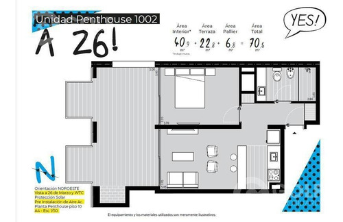 Vendo Monoambiente Con Terraza Al Frente, En Construcción Para 08/2021, Sobre 26 De Marzo, Pocitos