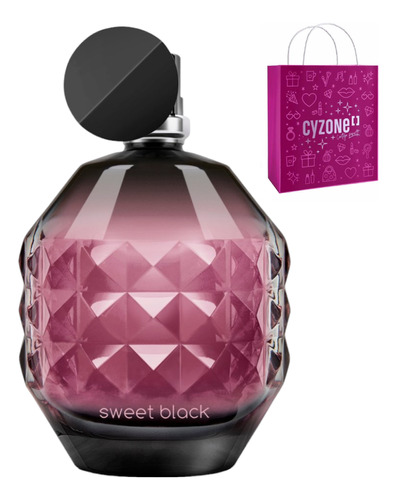 Perfume Sweet Black + Bolsa De Regalo Cyzone 